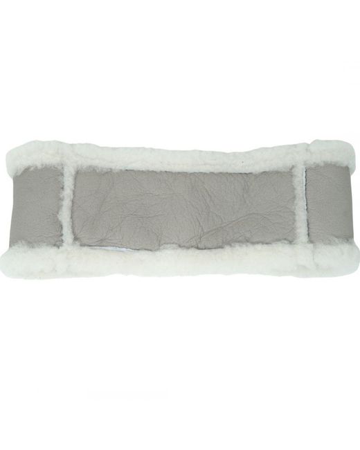 Parajumpers Gray Shearling Band Hat Stone Accessory