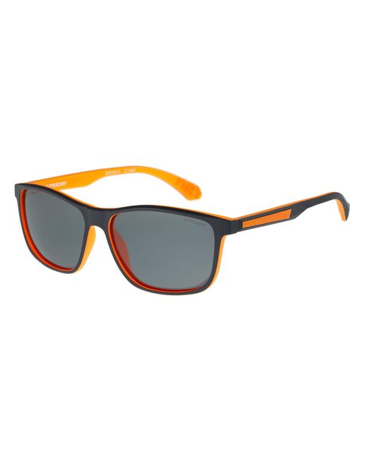 Superdry Brown Rectangle Matte Polarized Sds-5014 for men