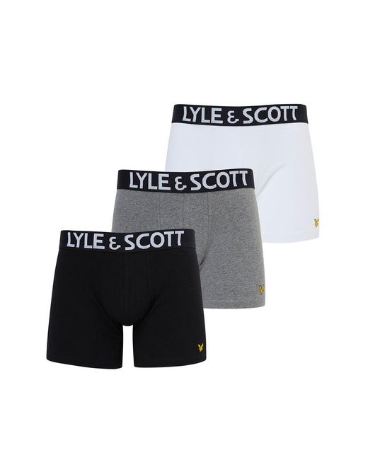 Lyle & Scott Multicolor 3 Pack Fashion Trunks for men
