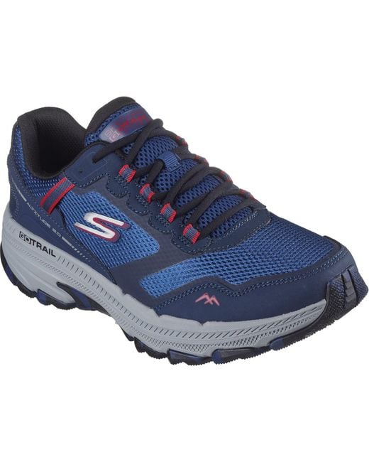 Skechers Performance Go Run Trail Altitude 2.0 Marble Rock 3 Leder Herren Sneaker Marineblau/Rot in Blue für Herren