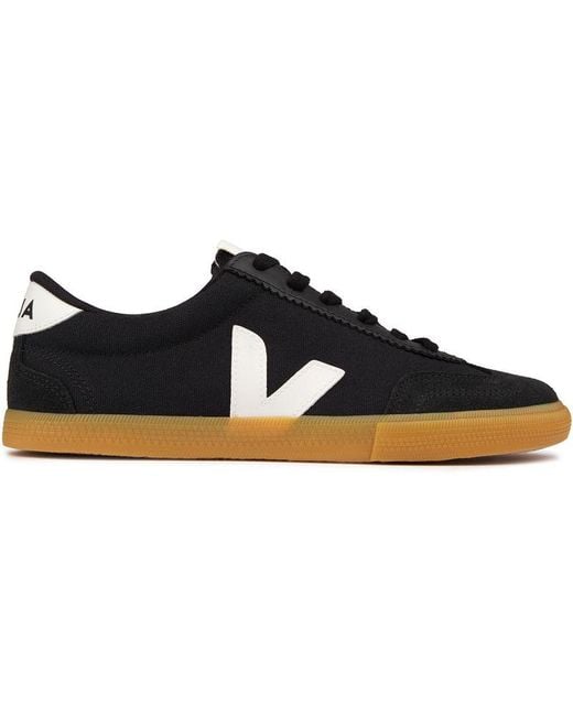 Veja Black Volley Trainers for men