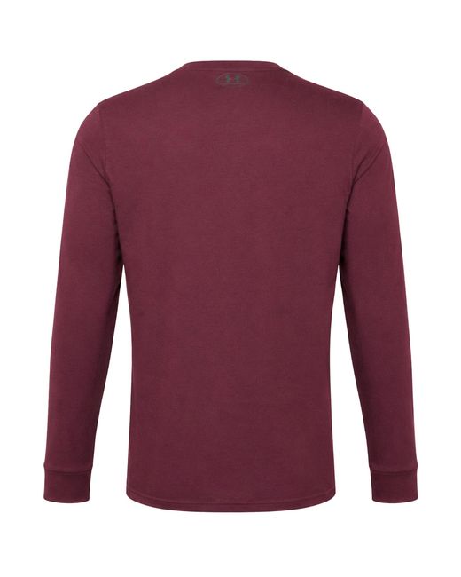 Under Armour Red Sportstyle Left Chest Top for men