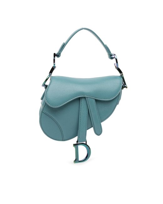 Dior Blue Saddle Bag