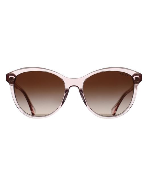Ralph Lauren Brown Ralph By Lauren Round Shiny Transparent Gradient Ra5336U