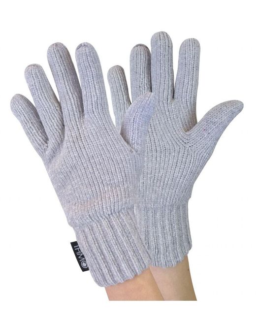 THMO Gray Ladies Thinsulate Hat And Gloves Set