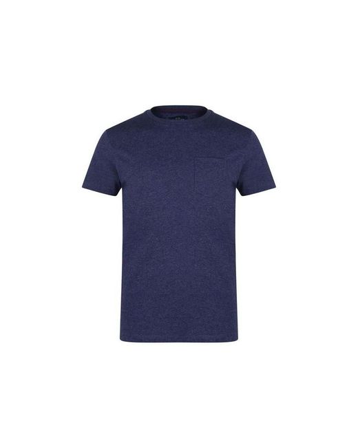 Howick Blue Crewneck T-Shirt for men