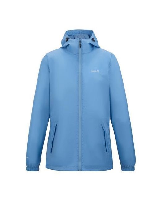 Regatta Blue Ladies Pack It Iii Waterproof Jacket (Washed Denim)