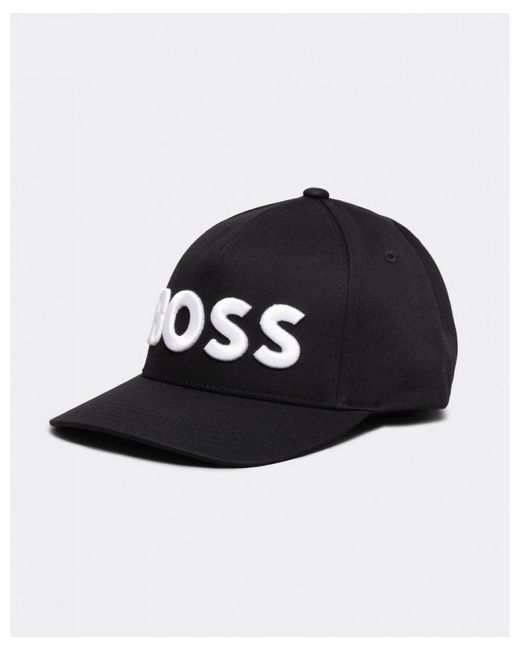 Boss Black Boss Sevile 6 Cotton-Twill Five Panel Cap With Embroidered Logo for men