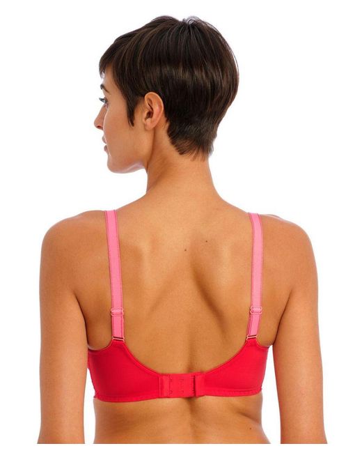 Freya Red Offbeat Side Support Bra