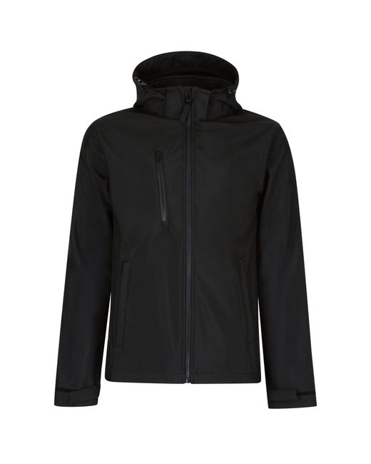 Regatta Blue Professional Venturer Softshell 3 Layer Hooded Jacket for men