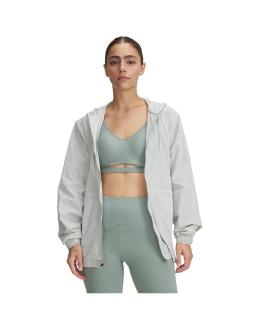 Under Armour Gray Cinch Waist Jkt