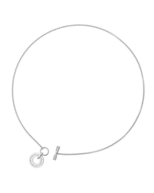 Orphelia Metallic 925 Sterling Necklace
