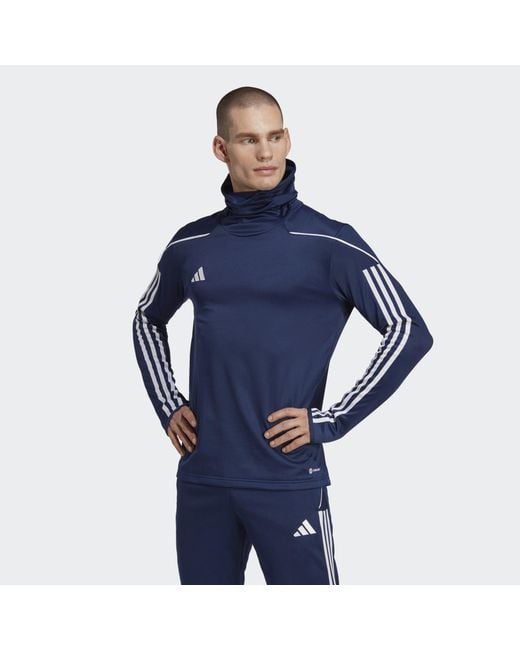 Adidas Originals Blue Tiro 23 League Warm Top for men