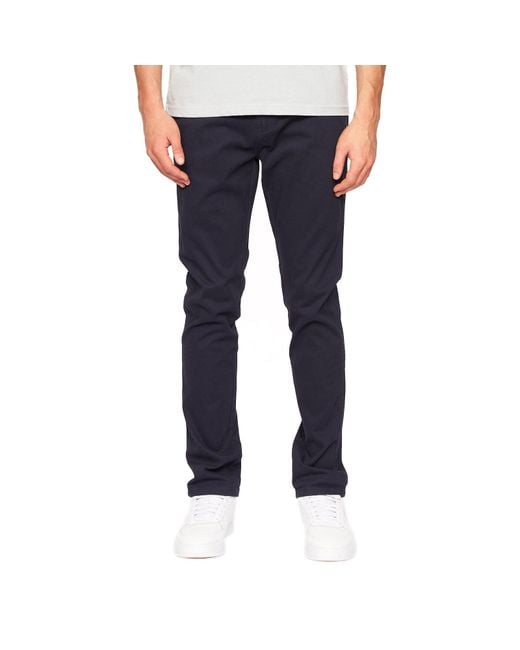 Crosshatch Blue Roysden Chinos for men
