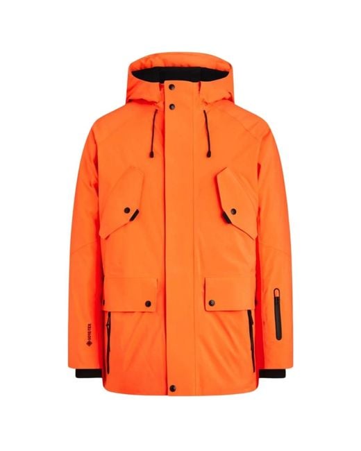 Belstaff Orange Altitude Parka Signal Jacket for men