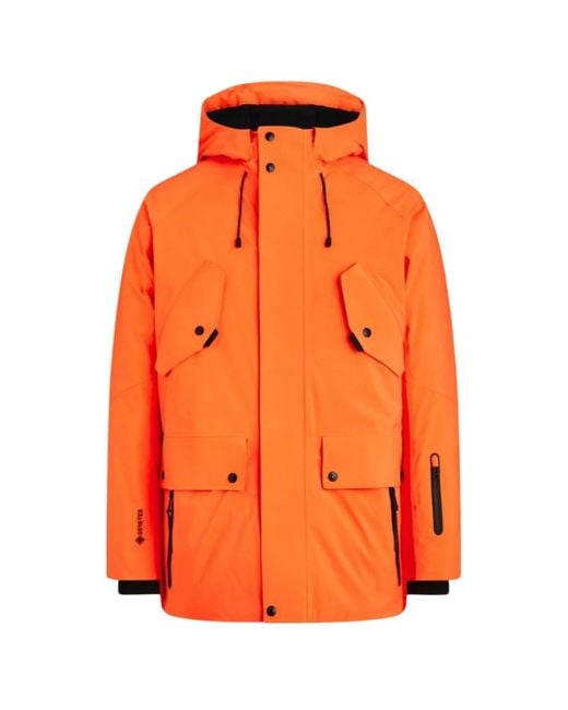 Belstaff Orange Altitude Parka Signal Jacket for men