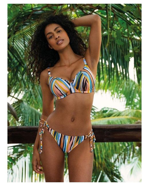Freya Orange Torra Bay Tie Side Bikini Brief