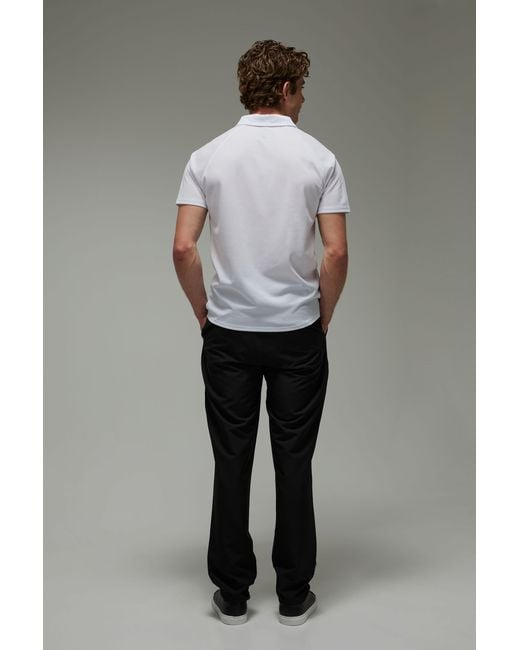 BoohooMAN Black Active Straight Leg Golf Trouser for men