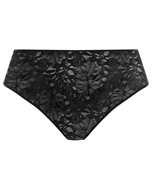 Elomi Black Kelsey High Leg Brief