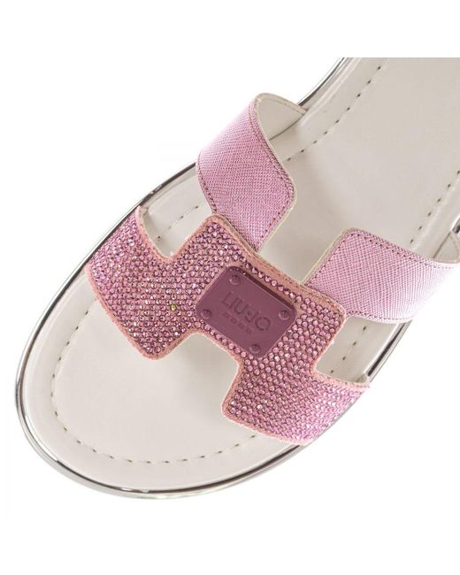 Liu Jo Slipper-stijl Sandaal Sally 511 4a3711tx309 in het Pink