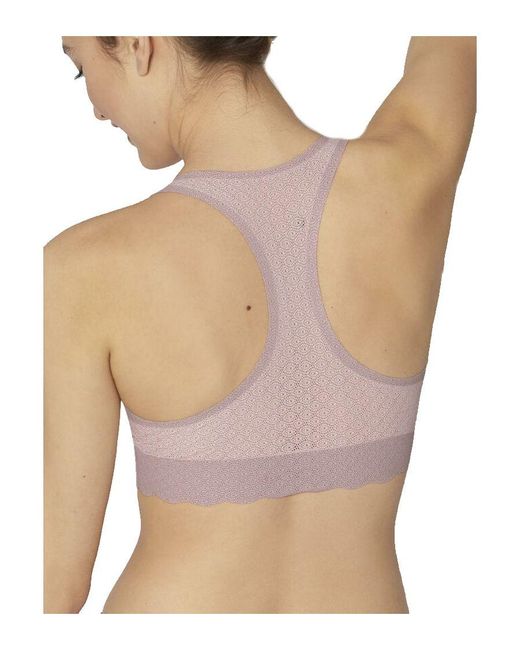 Sloggi Purple Zero Lace Feel Racerback Top
