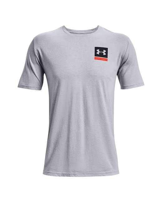 Under Armour Gray Photoreal T-Shirt for men
