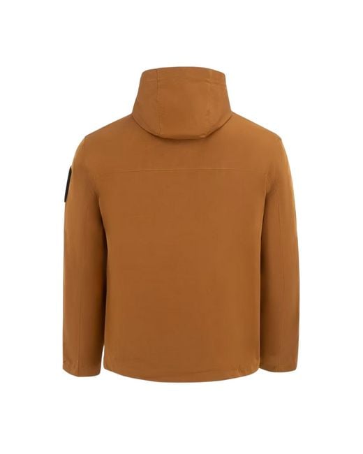 Firetrap Winddichte Capuchon Windbreaker in het Brown voor heren