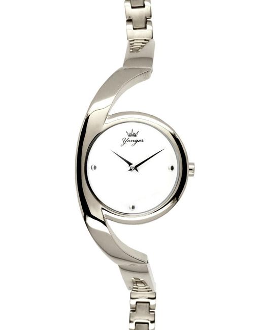 Yonger & Bresson Metallic And Band With Dial Stainless Steel