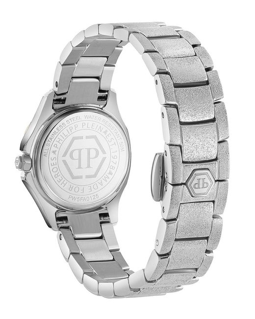Philipp Plein White The $Pectre Lady Mini Watch Pw5Fa0125 Stainless Steel