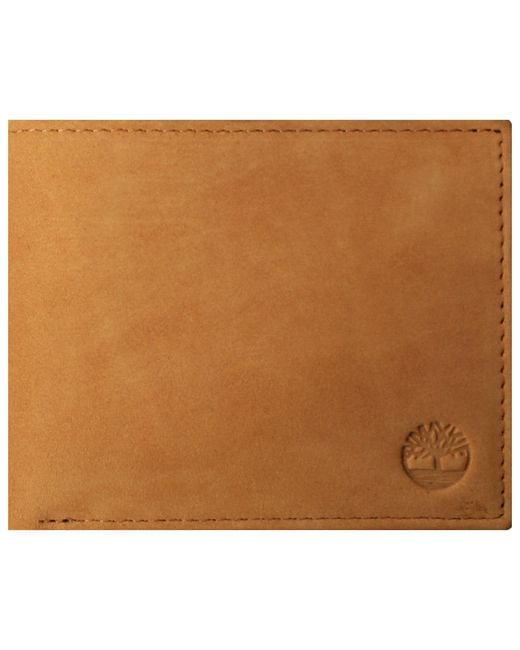 Timberland Brown Large Bifold Wheat Wallet for men