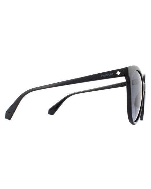 Polaroid Black Cat Eye Gradient Polarized Sunglasses