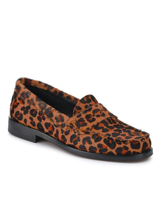 Jones Bootmaker Brown Tanelle All-Leather Moccasins