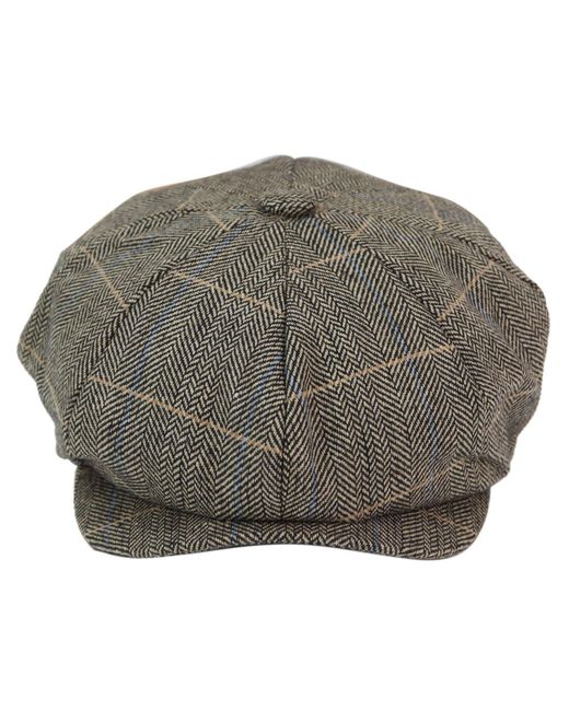Infinity Leather Gray Peaky Blinders Herringbone Hat for men