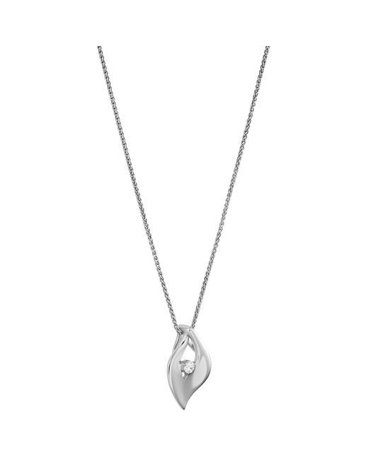 Orphelia Metallic 'Milan' 925 Sterling Chain With Pendant