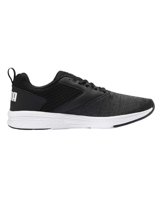 PUMA Black Nrgy Comet Logo Trainers for men