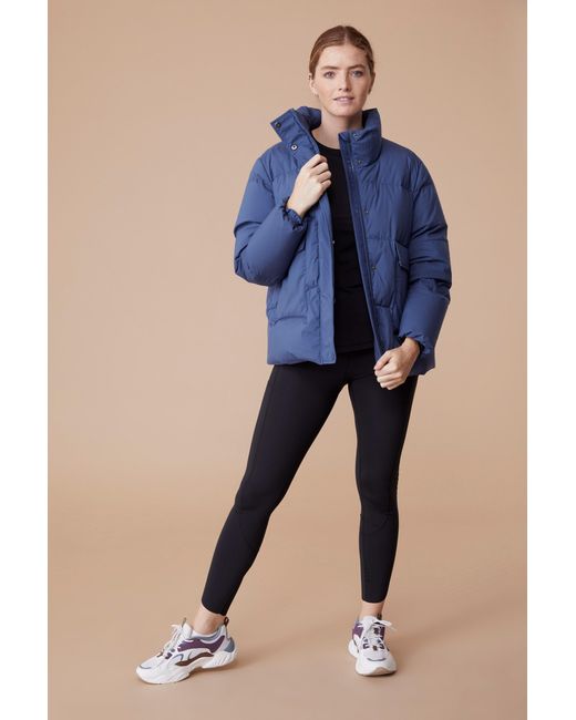 Mountain Warehouse Blue 'Cosi Swing' Padded Jacket Water Resistant Breathable Coat