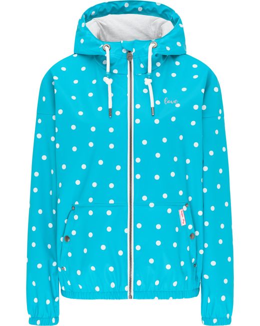 myMo Blouson Keepsudry Dames Turkoois Ap in het Blue