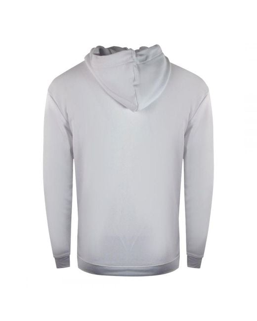 Roberto Cavalli Gray Large Tiger Logo Hoodie Cotton for men