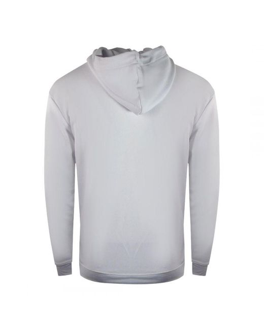 Roberto Cavalli Gray Large Tiger Logo Hoodie Cotton for men