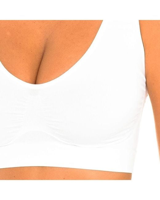 Intimidea White Bodyeffect Push-Up Effect Bra 110577