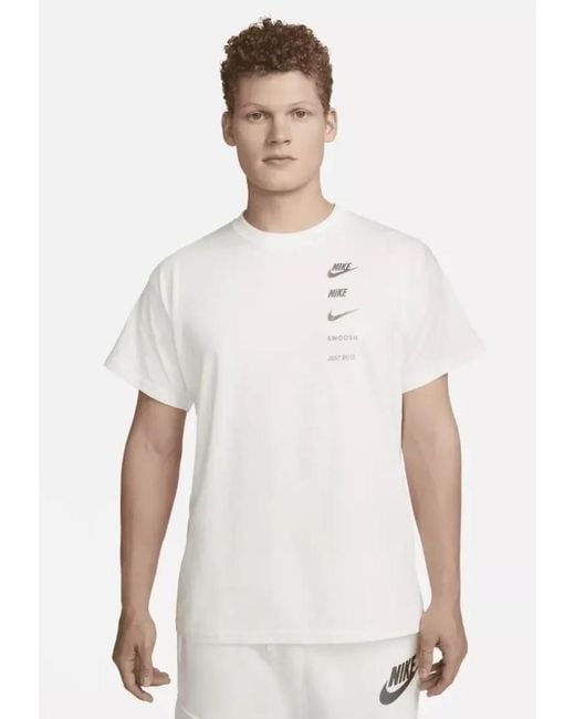 Nike White Sportswear Standard Issue T Shirt for men