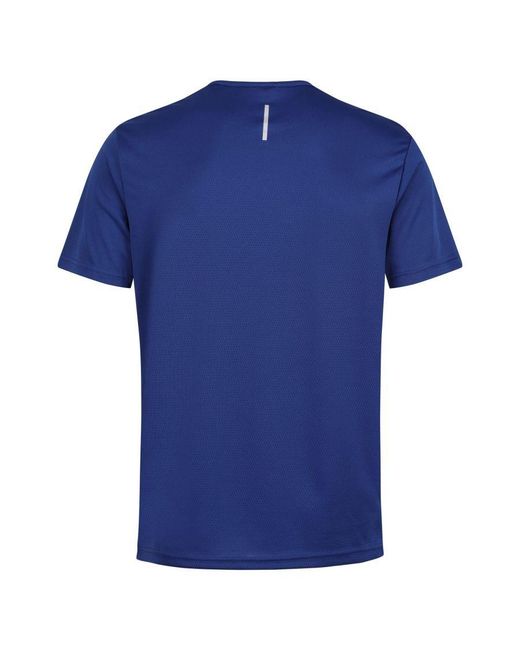 Regatta Blue Pro Reflective Moisture Wicking T-Shirt (New Royal) for men