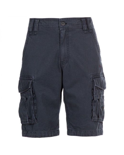 Trespass Blue Usmaston Cargo Shorts () Cotton for men