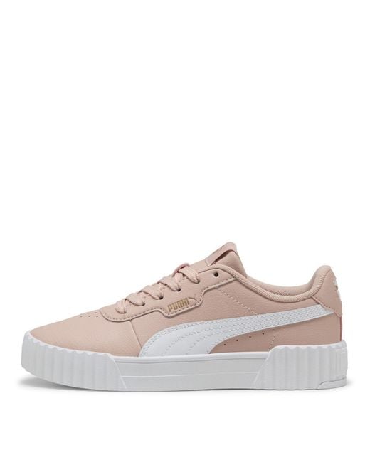 PUMA Pink Carina 3.0 Low Top Trainers