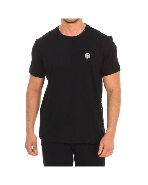 Philipp Plein Tips401 T-shirt Korte Mouwen Voor in het Black voor heren