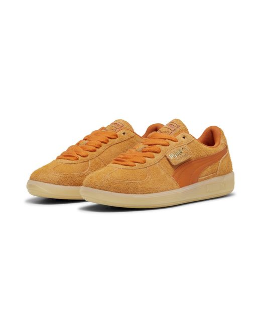 PUMA Brown Palermo Hairy Sneakers for men