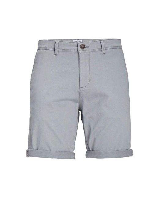 Jack & Jones Gray Chino Shorts for men