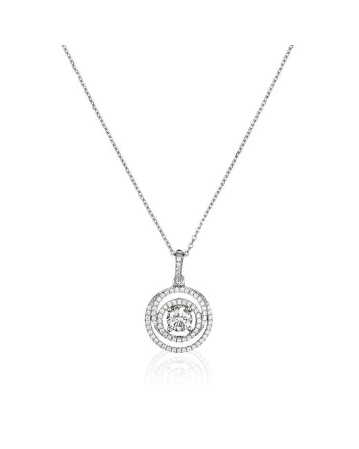 Orphelia Metallic 925 Sterling Chain With Pendant