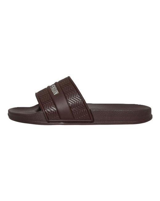 Original Penguin Brown Paradise Chocolate Slides for men