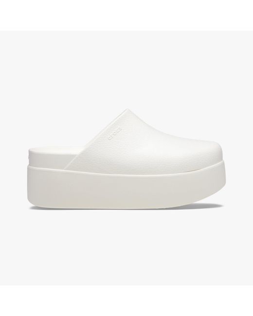 CROCSTM White 209869-0Wv Dylan Platform Clogs Chalk